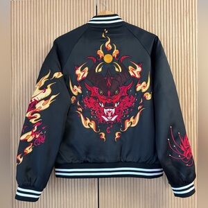 Dispel Red Dragon Sukajan Bomber Jacket Size S Unisex NWT